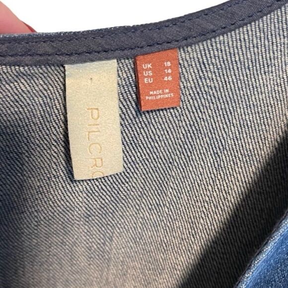 Pilcro- Women’s Denim Wide-Leg Pant Matching Set, Size 14 Altered - Picture 4 of 16